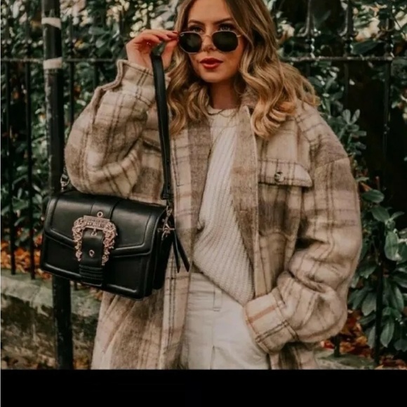 Zara Plaid Overshirt Jacket Shaket blogger favorite - Picture 3 of 11